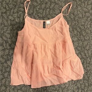 H&M Pink Sleeveless Top